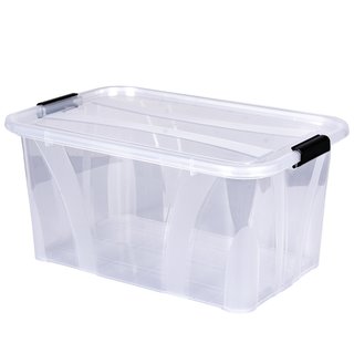 Transparente Box mit Deckel