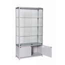 Glasvitrine mit Unterschrank und LED Beleuchtung