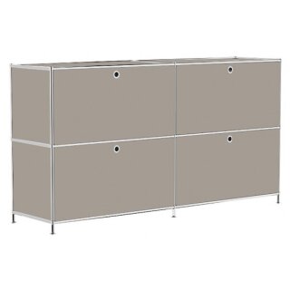 Sideboard System4 mit Klappen Taupe